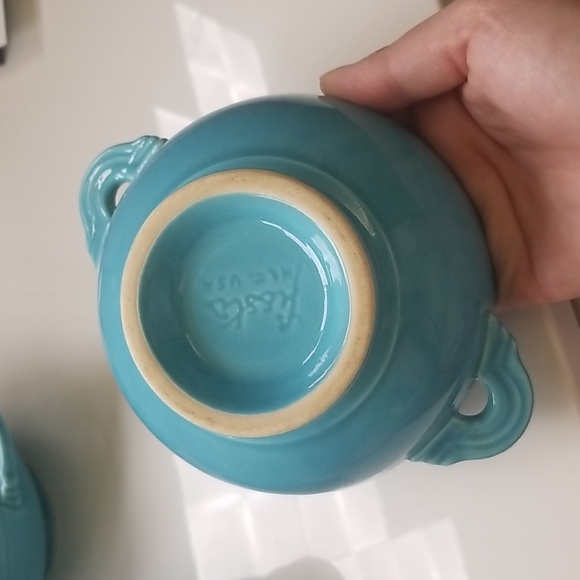 Fiestaware Vintage Cream Soup Bowls - Picture 6 of 8